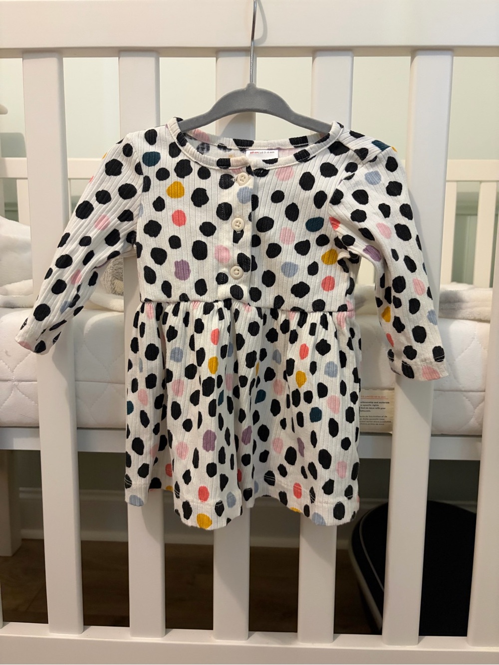 Hanna Andersson 3-6m polka dot dress